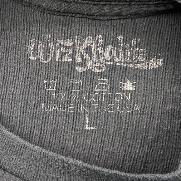 Wiz Khalifa T Shirt Large Black Tour Dazed Blazed 2018 Rap Hip Hop Concert - Picture 3 of 7